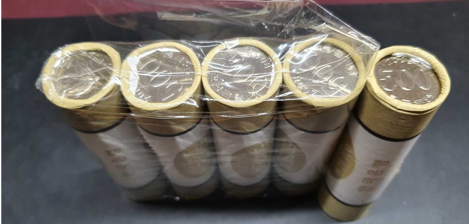 2008년500원화 롤