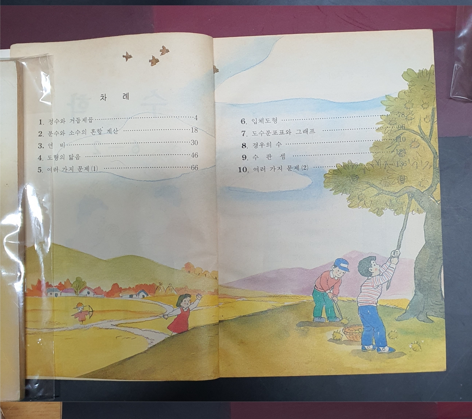 국민학교 수학6학년1학기2학기