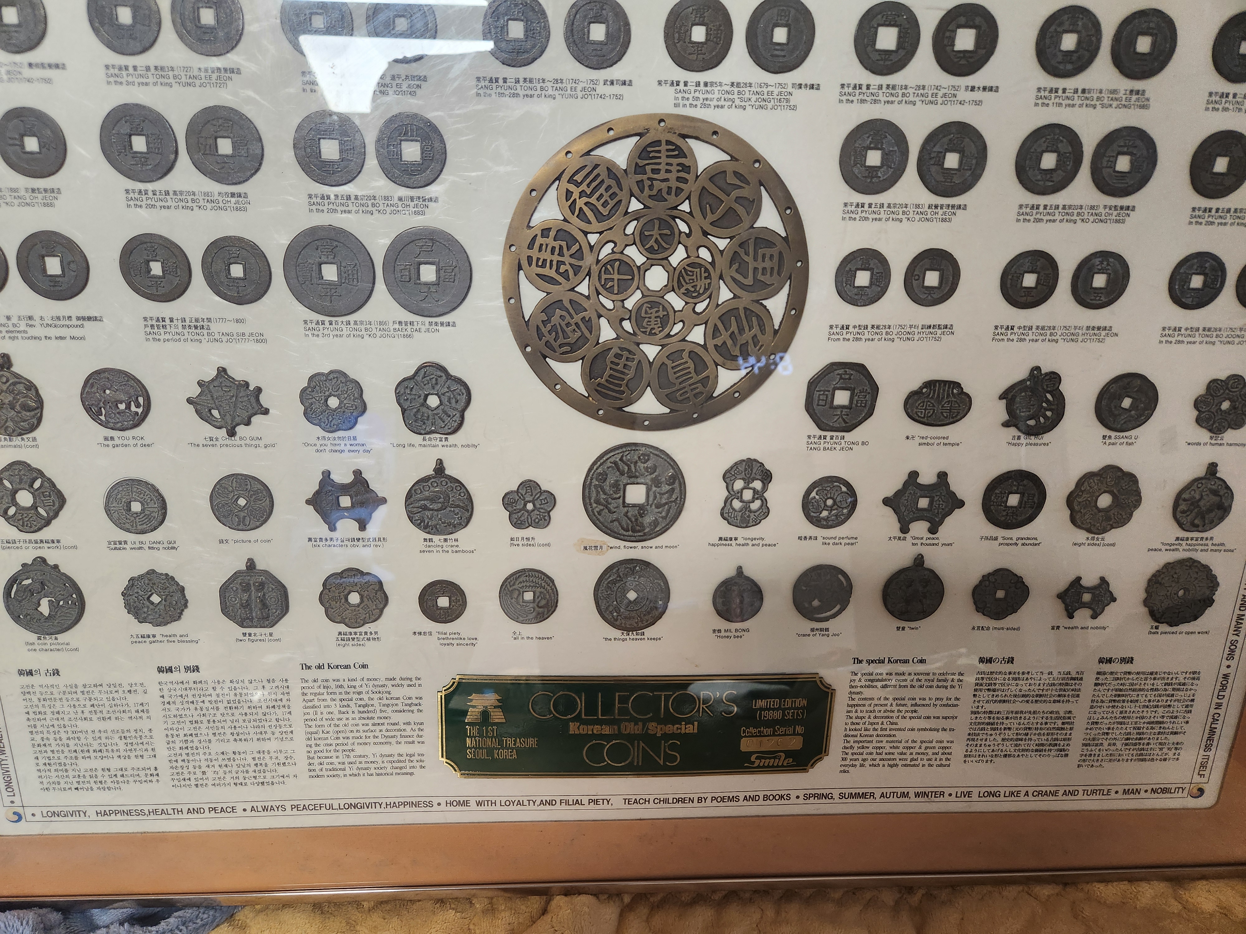 상평통보, 별전 액자