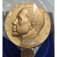 버락오바마 대통령2기 기념동메달