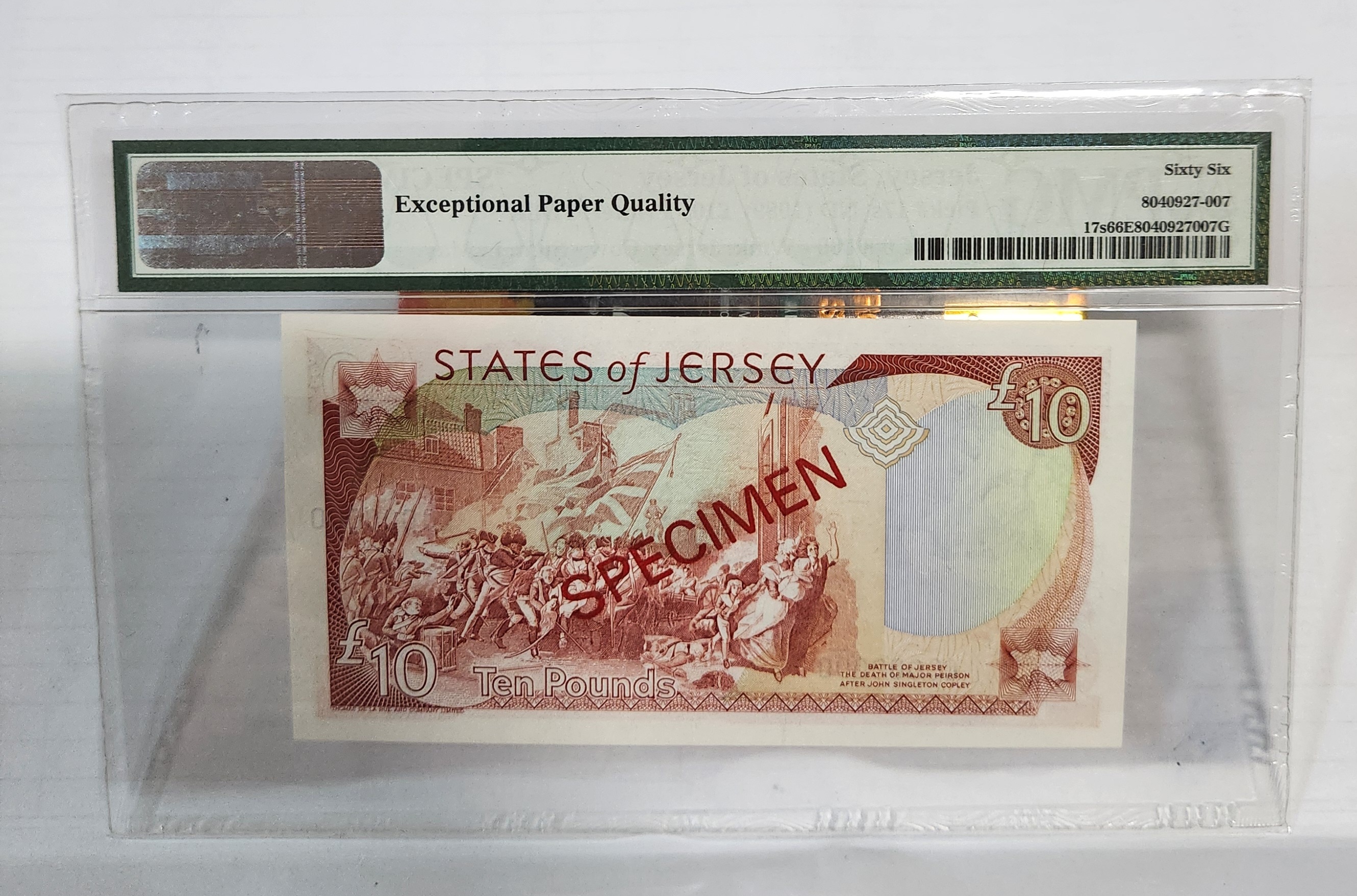 영국령 States of Jersey/10파운드66등급