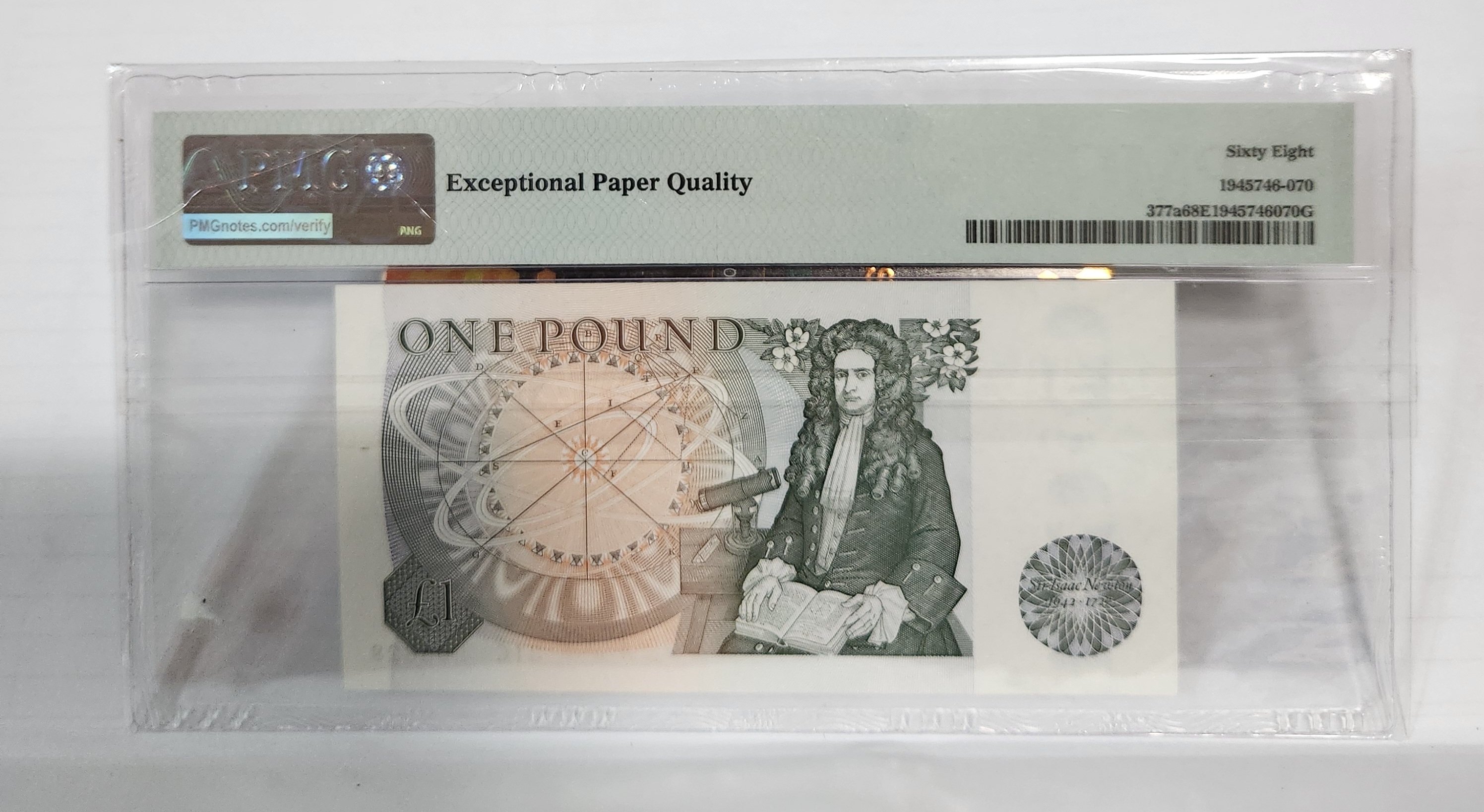 영국/영란은행 1파운드 68등급