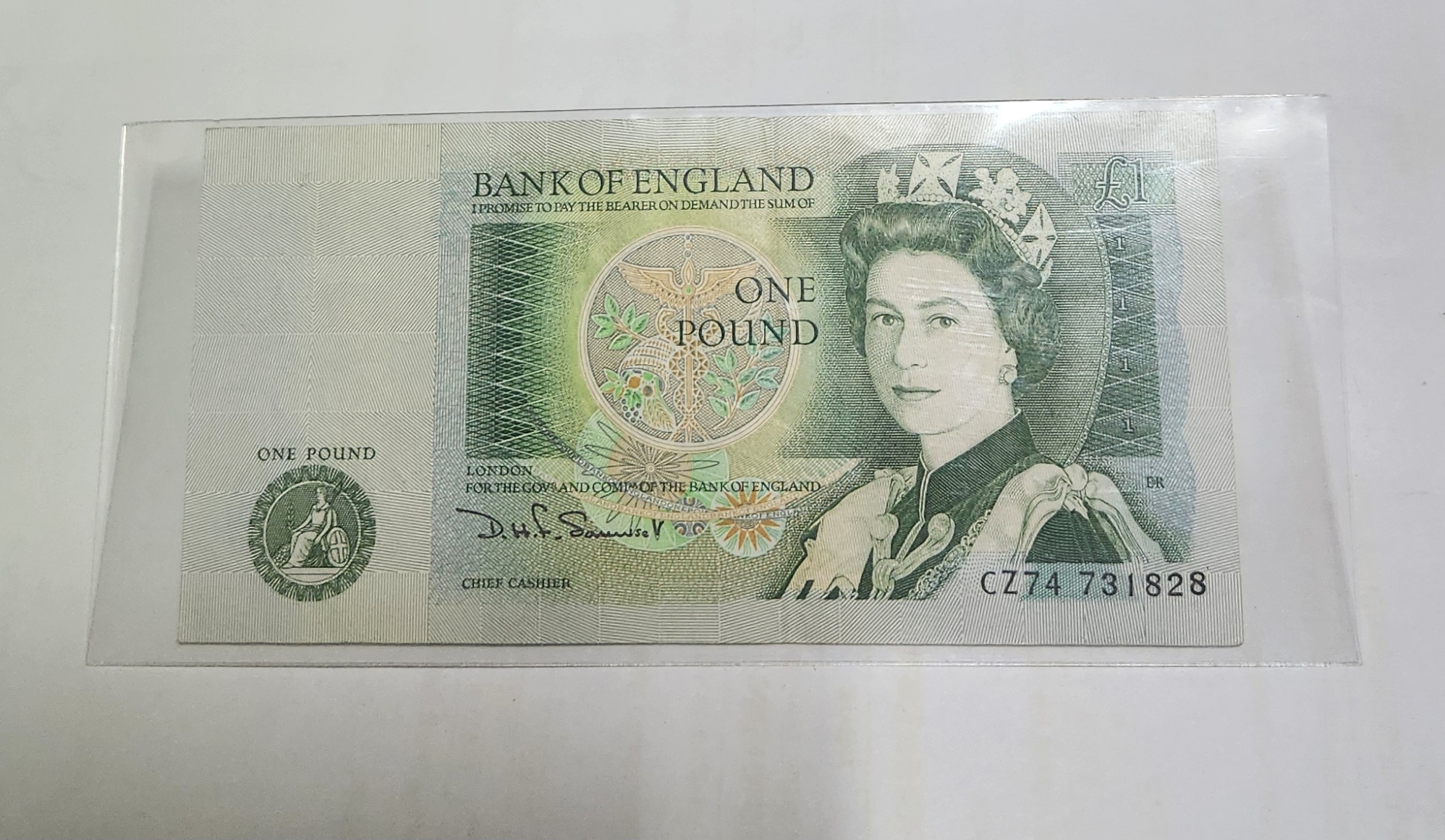 영국/영란은행 1파운드/1978년