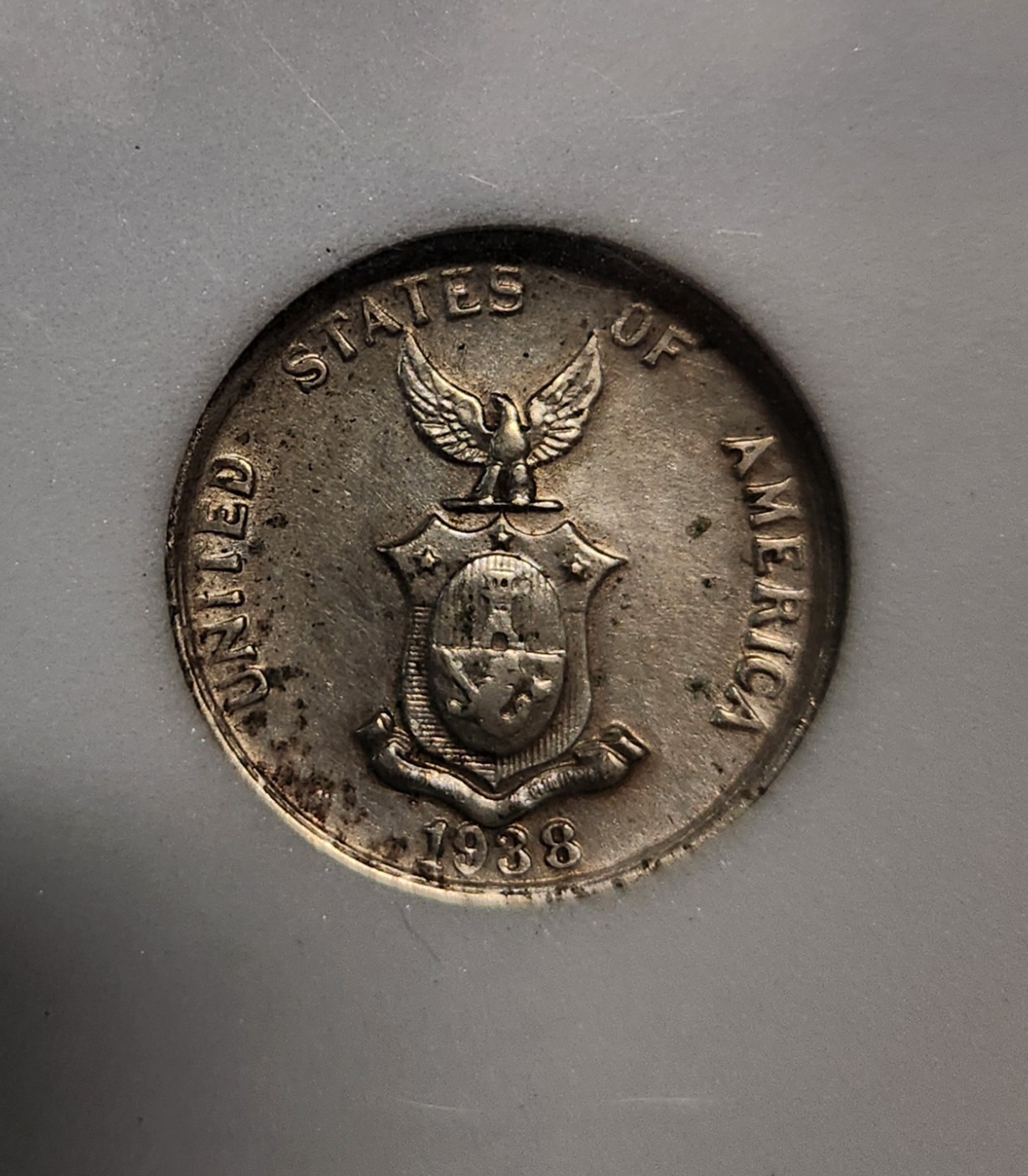 1938년 필리핀20센타보스/MS62