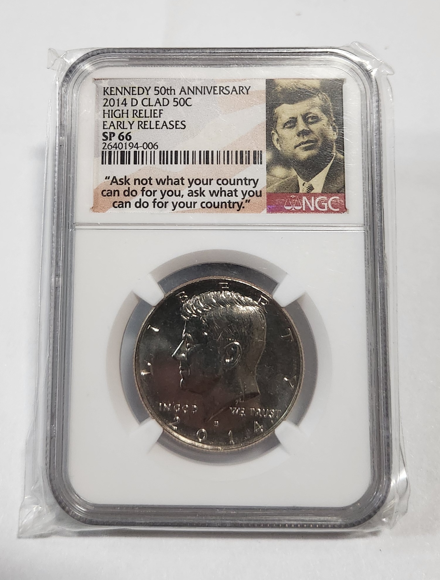 케네디50주년/SP66/2014년D(Denver) Clad50c