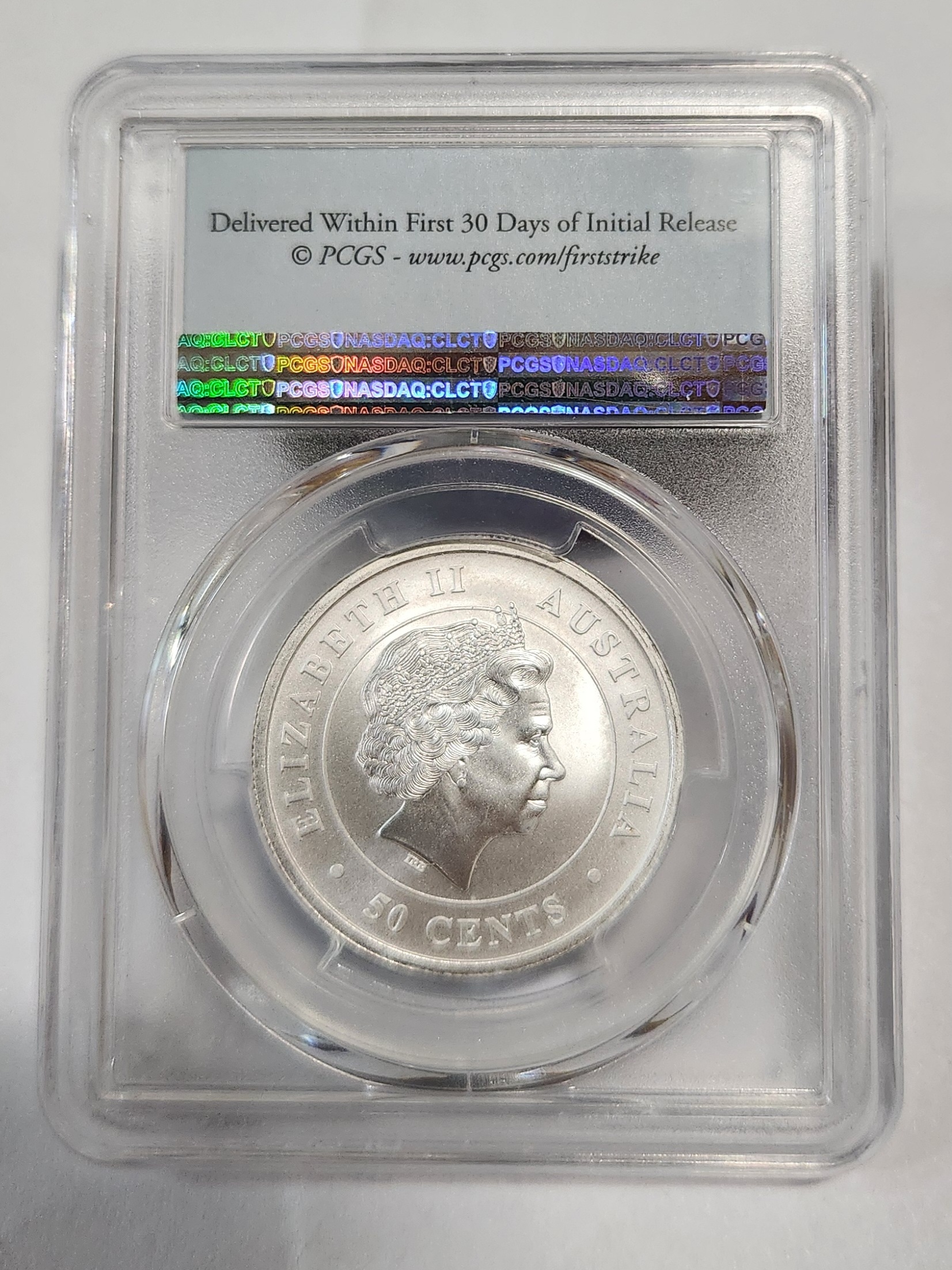 2016년 호주Tiger Shark 50센트/MS70