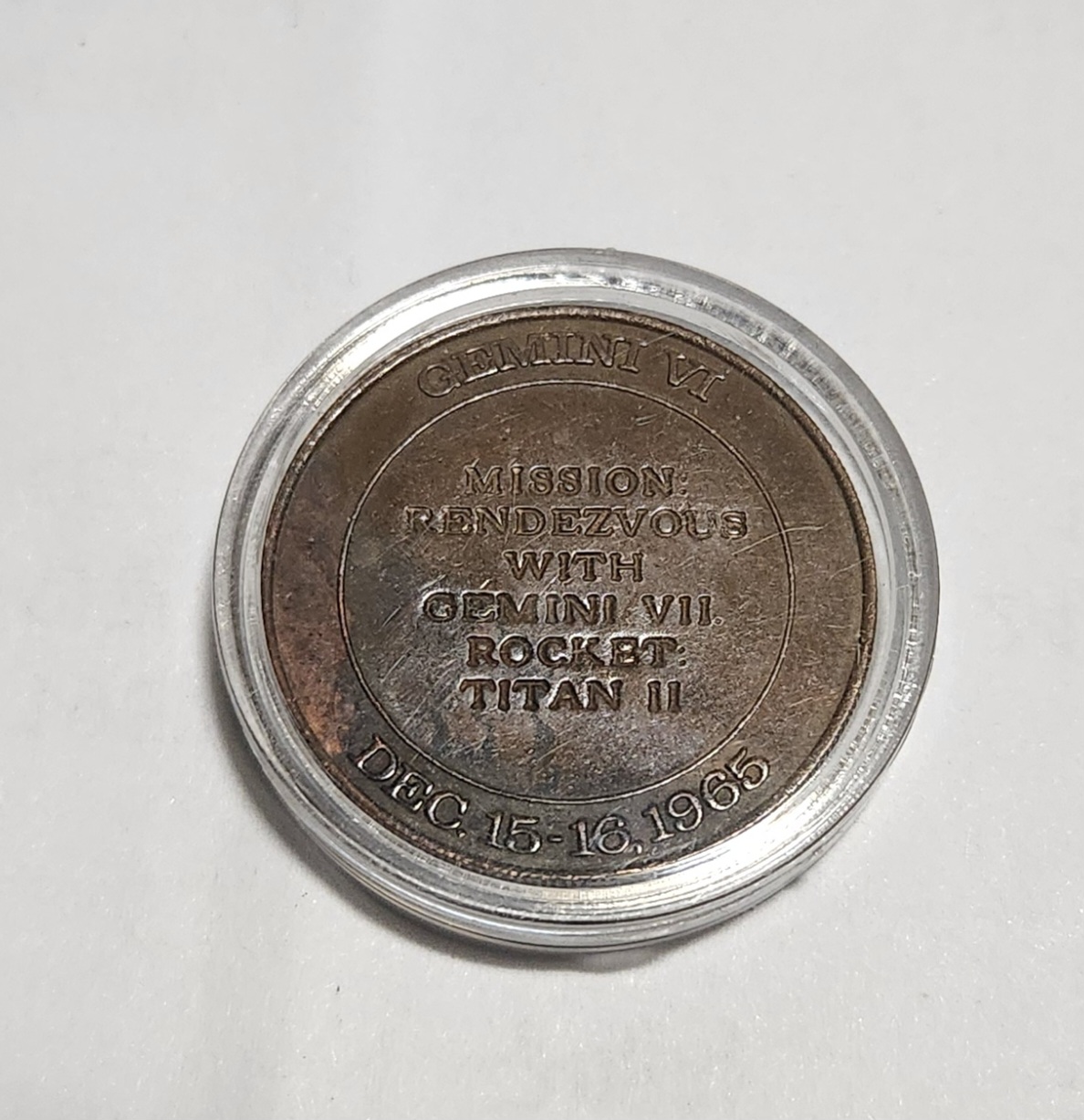 1965년 제미니6호 발사성공기념