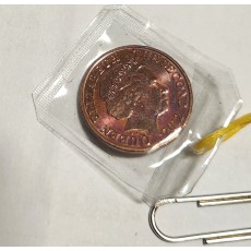 2012년 영국령 저지군도 1페니 1점