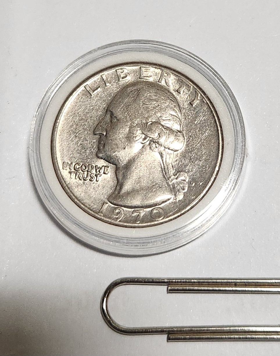 1970년 조지워싱턴 쿼터달라1점