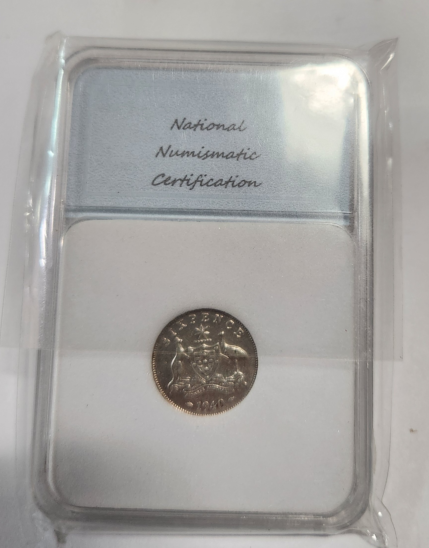 1940년 오스트레일리아 6펜스/MS60등급