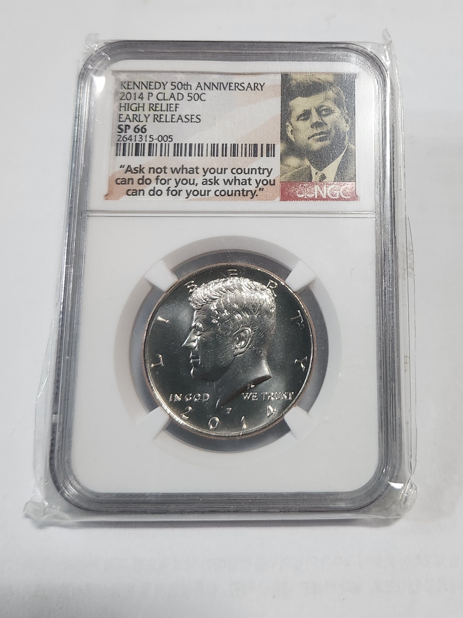 케네디50주년/SP66/2014년P(필라델피아) Clad50c