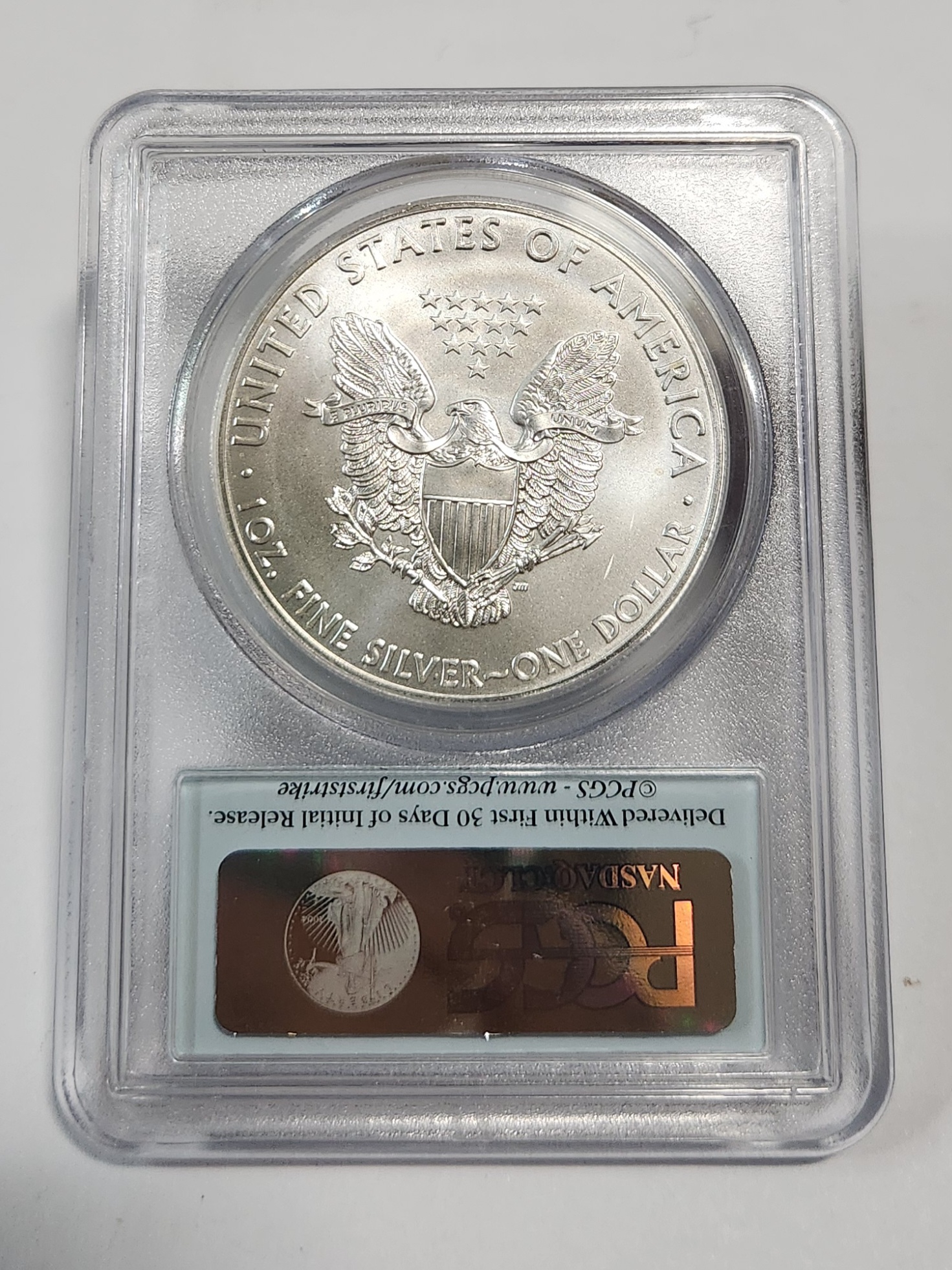 2012년 실버이글1달러/MS69등급