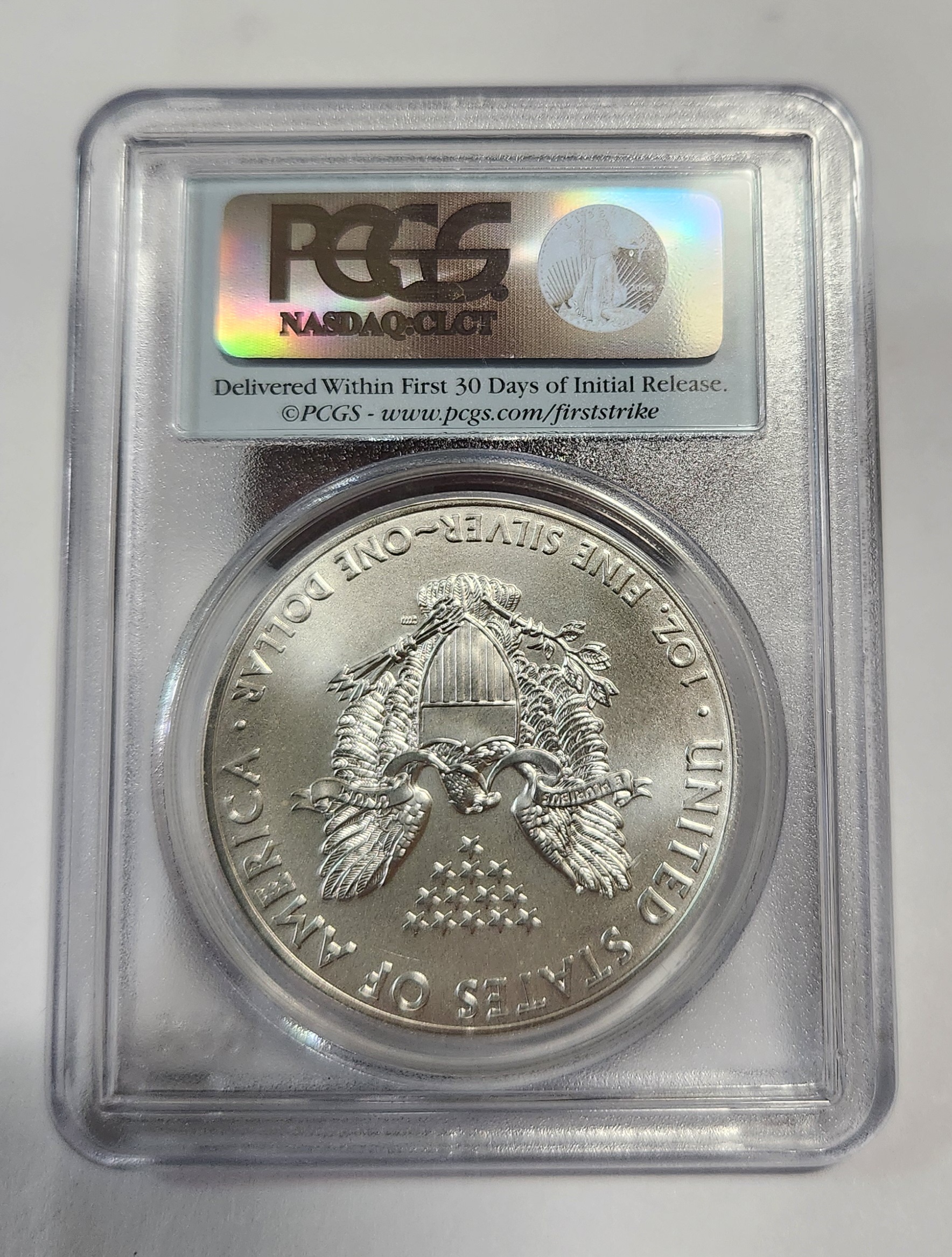 2012년 실버이글1달러/MS69등급