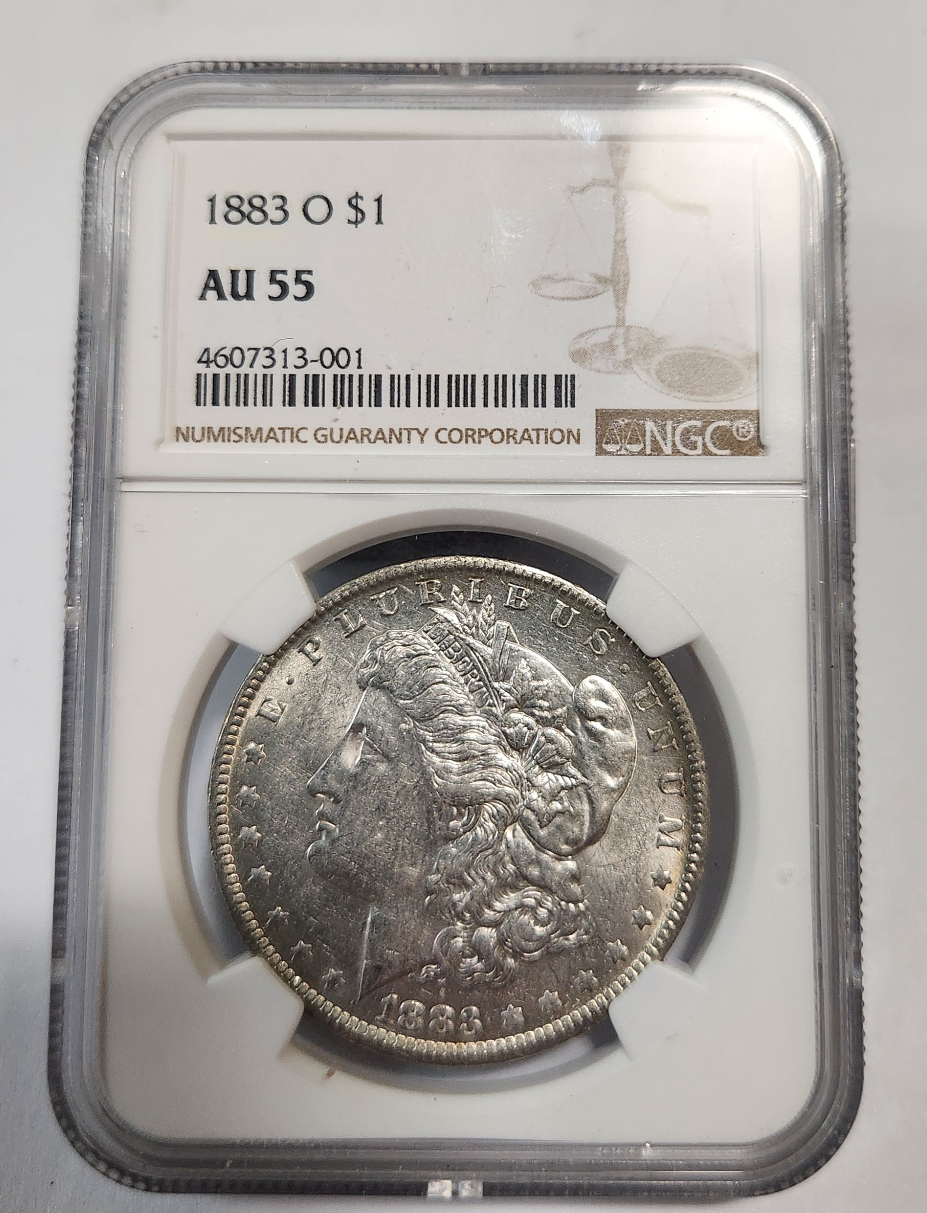 1883년 모건달러/AU55등급