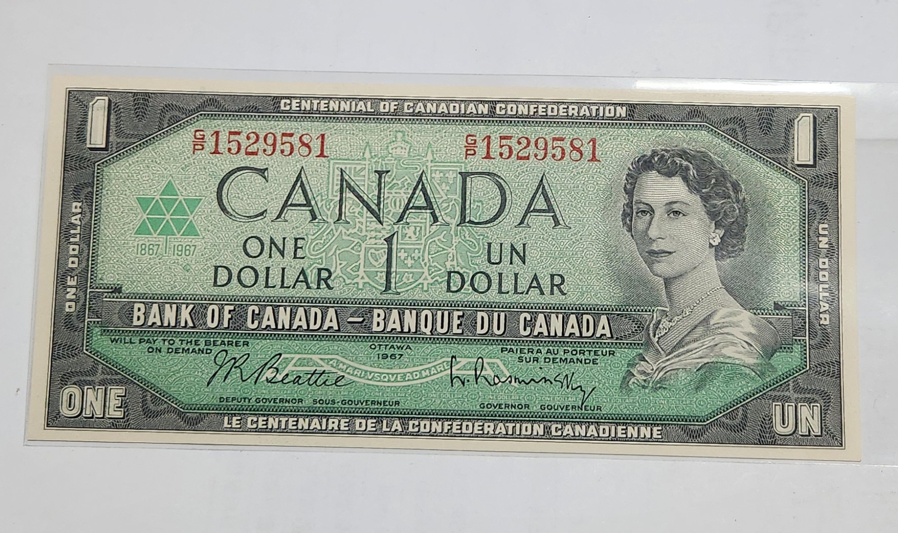 Bank of Canada캐나다중앙은행/1달러/준미급