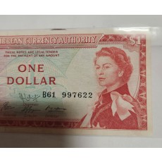 동 캐러비안 1달러/준미급/1965년