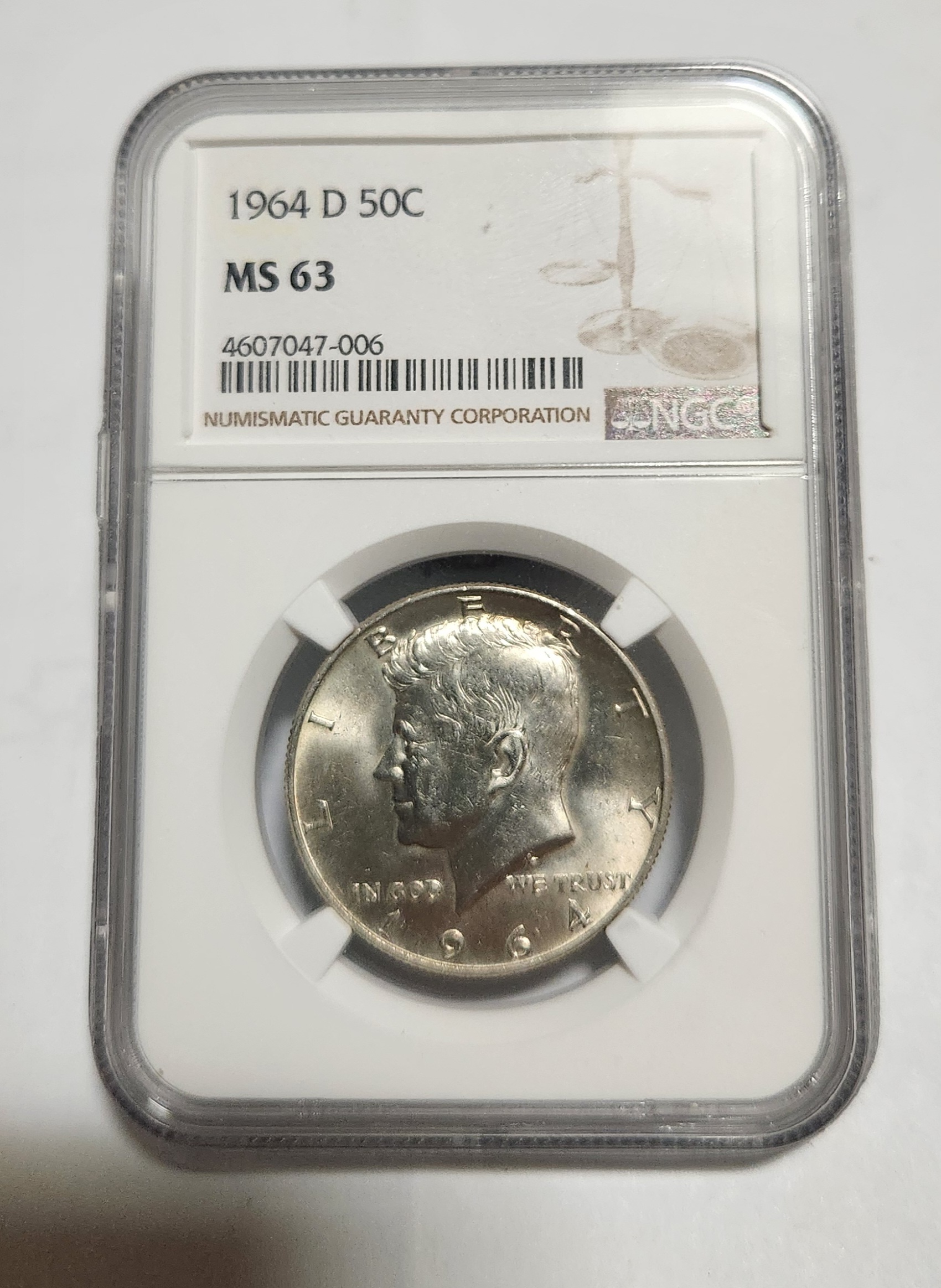 1964년 케네디 하프달러/MS63