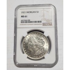 1921년 모건달러은화/MS61