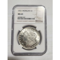 1921년 모건달러은화/MS63