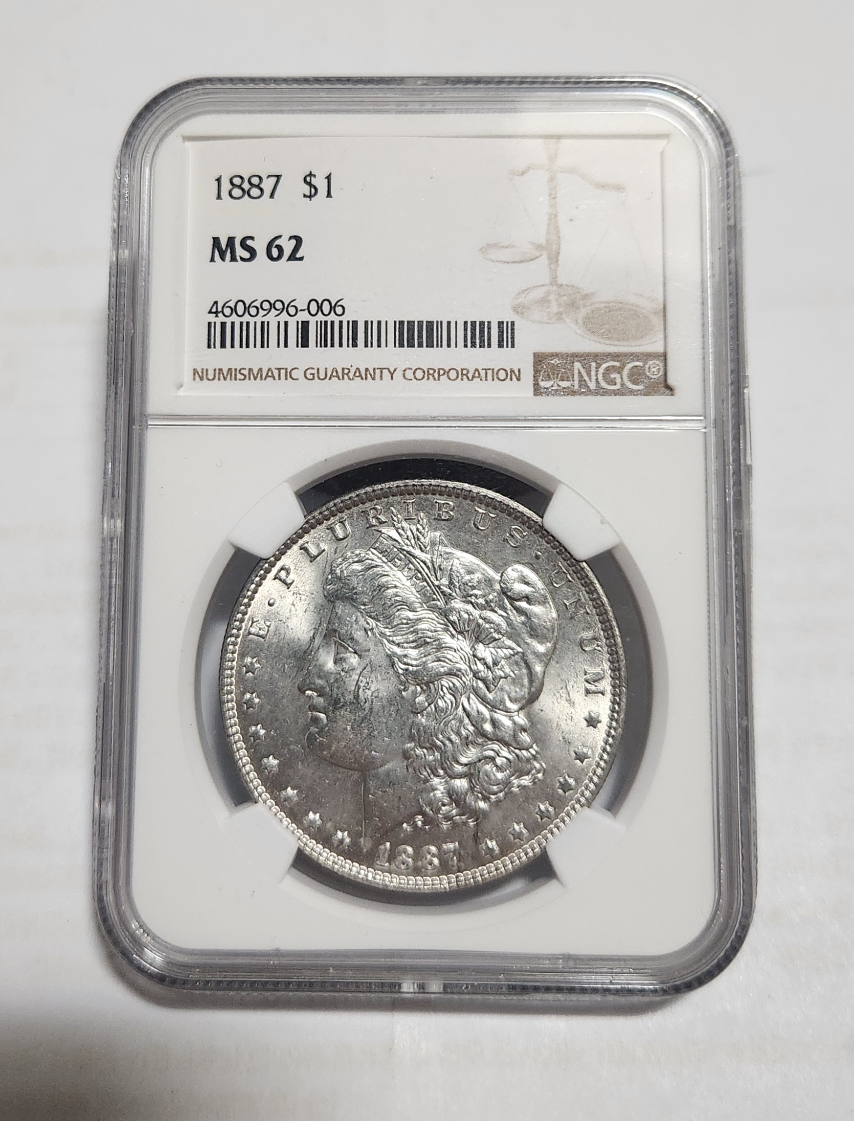 1887년 모건달러은화/MS62