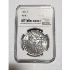1887년 모건달러은화/MS62