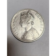1882년/인도1루피은화/빅토리아 여왕