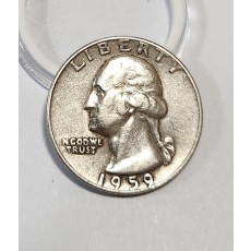 1959년/죠지워싱턴 쿼터달라 은화1점