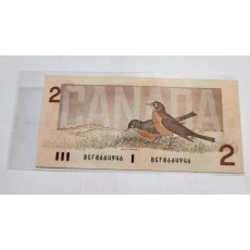 1986년/캐나다중앙은행2달러/미사용