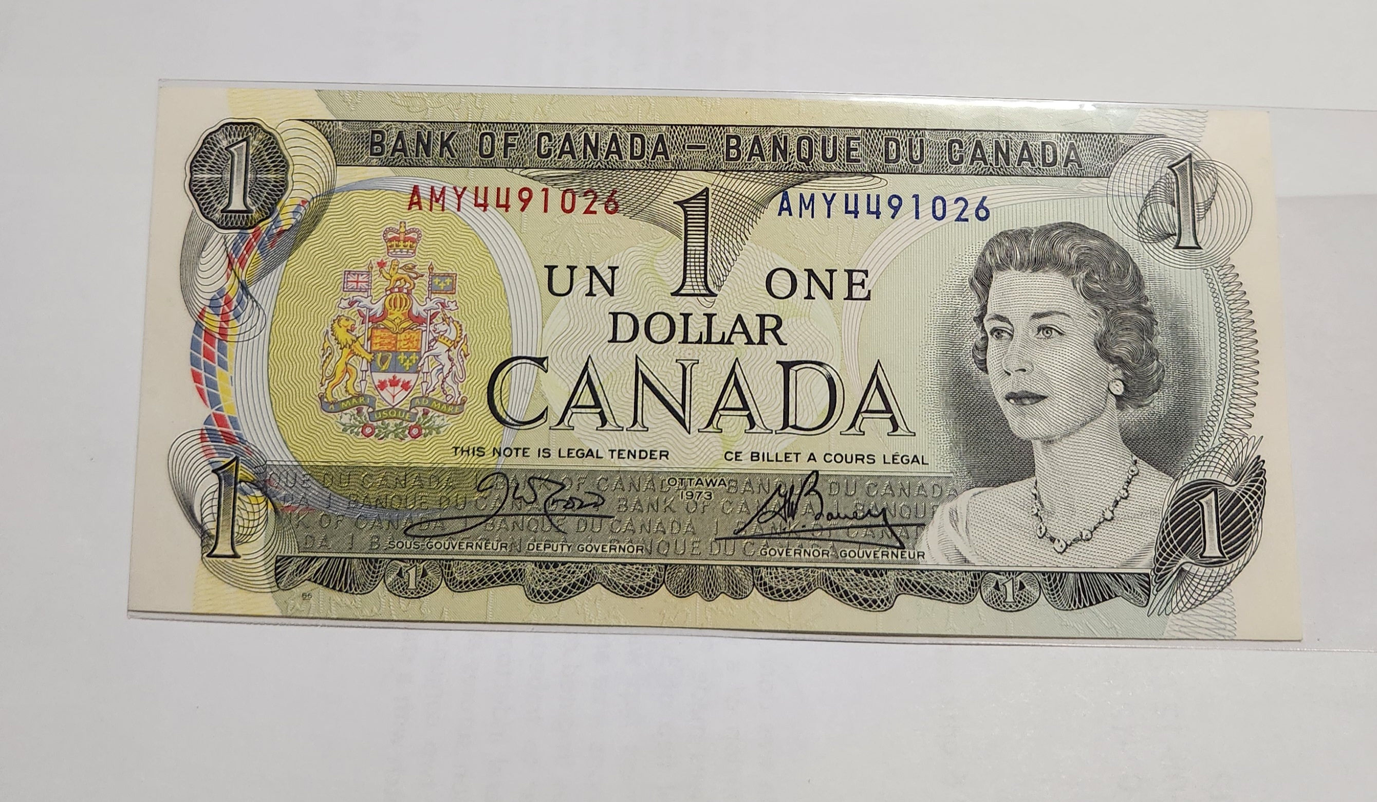 1973년/캐나다중앙은행1달러