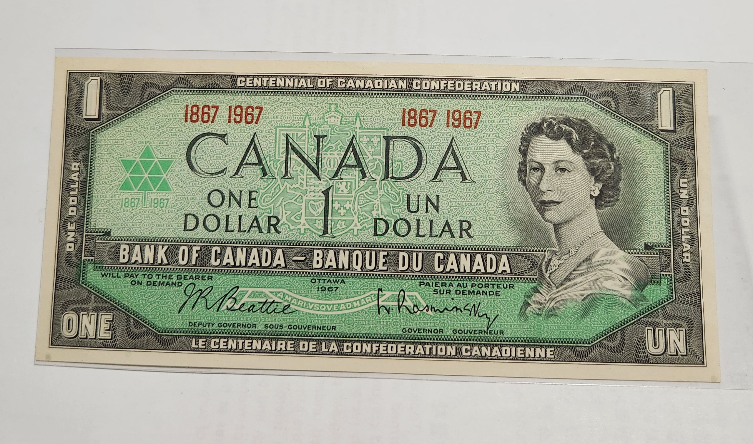 1967년/캐나다중앙은행1달러