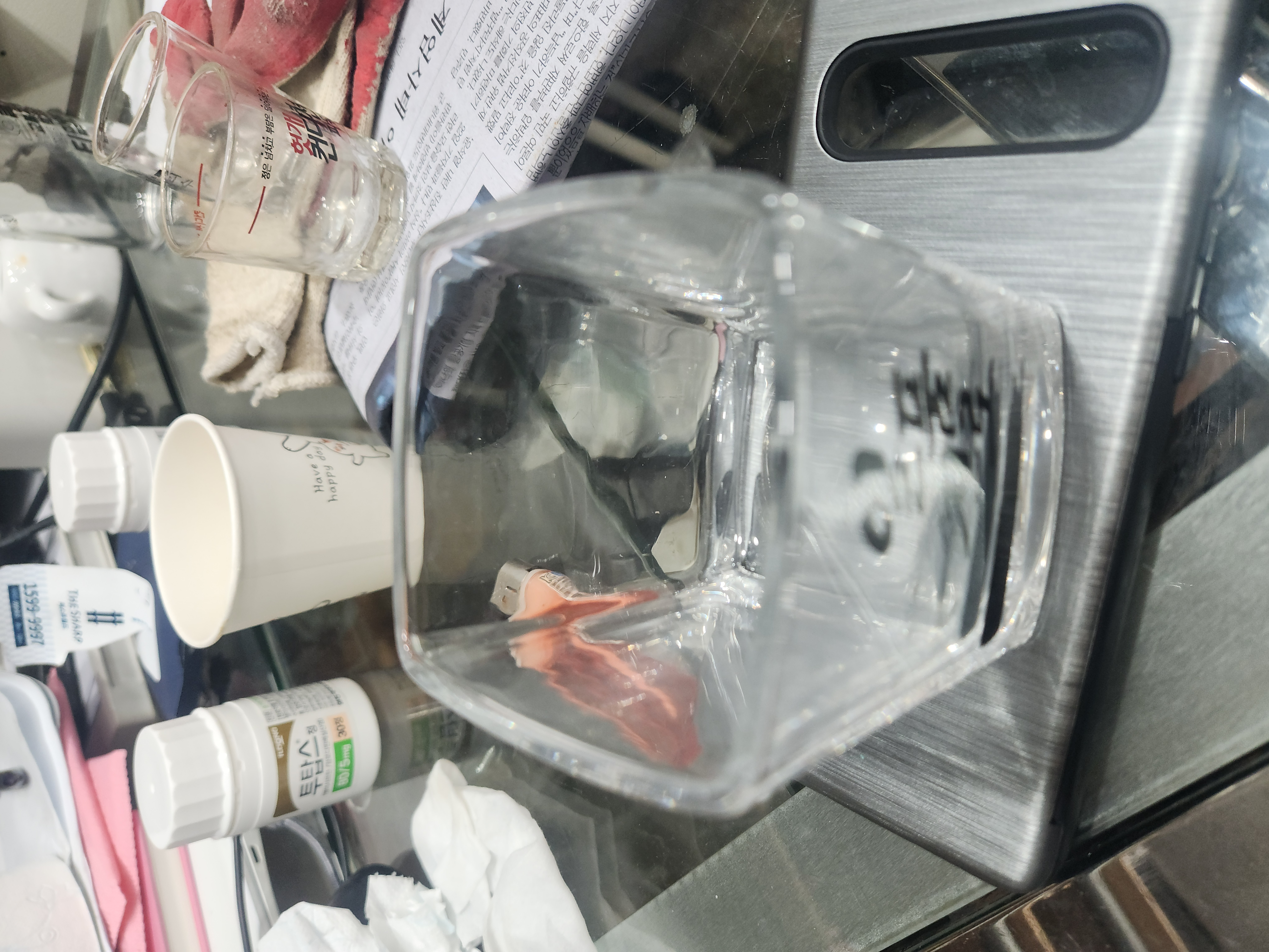 진로일품 소주잔(4각잔) 대형