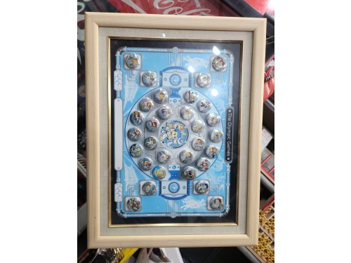 88서울올림픽 기념 뱃지 액자